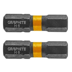 Torziós ütvecsavarozó bit, hatlapú, 6x25mm, 2db (56H509) Torziós ütvecsavarozó bit, hatlapú, 6x25mm, 2db (56H509)