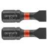Torziós ütvecsavarozó bit SL6.5x25mm, 2db (56H511)