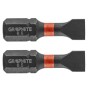 Torziós ütvecsavarozó bit SL6.5x25mm, 2db (56H511)