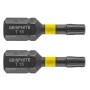 Torziós ütvecsavarozó bit TX15x25mm, 2db (56H512)