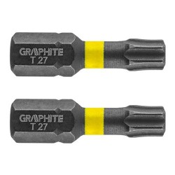 Torziós ütvecsavarozó bit TX27x25mm, 2db (56H515) Torziós ütvecsavarozó bit TX27x25mm, 2db (56H515)