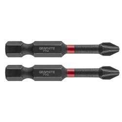 Torziós ütvecsavarozó bit PH2x50mm, 2db (56H519)