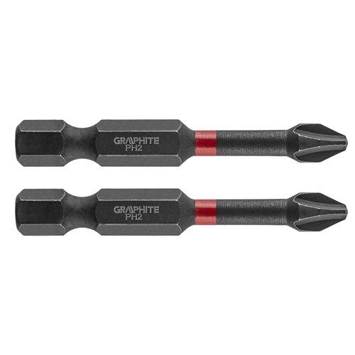 Torziós ütvecsavarozó bit PH2x50mm, 2db (56H519)