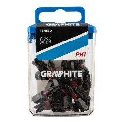 Torziós ütvecsavarozó bit PH1x25mm, 20db (56H530) Torziós ütvecsavarozó bit PH1x25mm, 20db (56H530)
