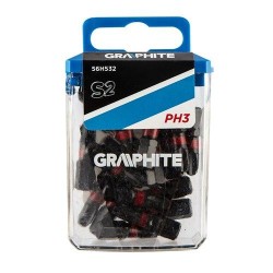 Torziós ütvecsavarozó bit PH3x25mm, 20db (56H532) Torziós ütvecsavarozó bit PH3x25mm, 20db (56H532)