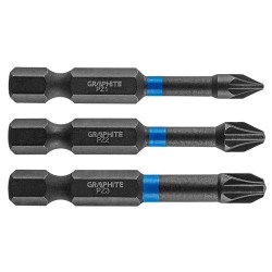 Torziós ütvecsavarozó bit PZ1/2/3x50mm, 3db (56H542) Torziós ütvecsavarozó bit PZ1/2/3x50mm, 3db (56H542)