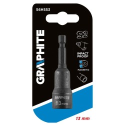 Csavarbehajtó ütvecsavarozókhoz, hatlapú, mágneses, 13mm (56H553) Csavarbehajtó ütvecsavarozókhoz, hatlapú, mágneses, 13mm (56H553)