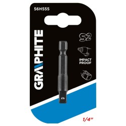 Adapter csavarbehajtókhoz 1/4”- hatlapú 1/4” négyszög (56H555) Adapter csavarbehajtókhoz 1/4”- hatlapú 1/4” négyszög (56H555)
