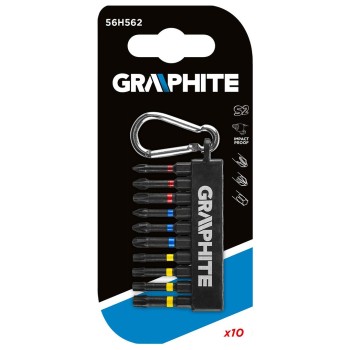 Bitkészlet ütvecsavarozókhoz, 10db (56H562)