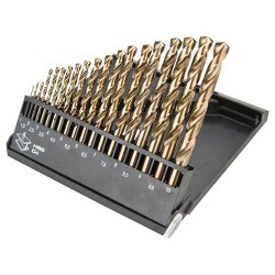 Csigafúró készlet HSS-Cobalt, 1.0 - 10.0mm, 19db (57H089) Csigafúró készlet HSS-Cobalt, 1.0 - 10.0mm, 19db (57H089)