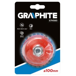 Drótkorong, FAZÉKKEFE SODROTT 100MM M14 (57H583) Drótkorong, FAZÉKKEFE SODROTT 100MM M14 (57H583)