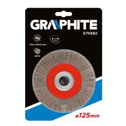 KÖRKEFE HULLÁMOS 125MM INOx (57H592) KÖRKEFE HULLÁMOS 125MM INOx (57H592)