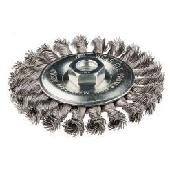Drótkorong TÁNYÉR Egyenes, SODROTT 115MM INOX M14 (57H596) Drótkorong TÁNYÉR Egyenes, SODROTT 115MM INOX M14 (57H596)