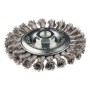 Drótkorong TÁNYÉR Egyenes, SODROTT 115MM INOX M14 (57H596)