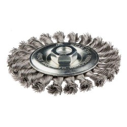Drótkorong TÁNYÉR Egyenes, SODROTT 125MM INOX M14 (57H598) Drótkorong TÁNYÉR Egyenes, SODROTT 125MM INOX M14 (57H598)