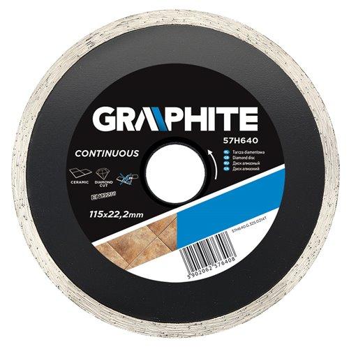 Gyémánt vágókorong 115mm vizes (57H640)