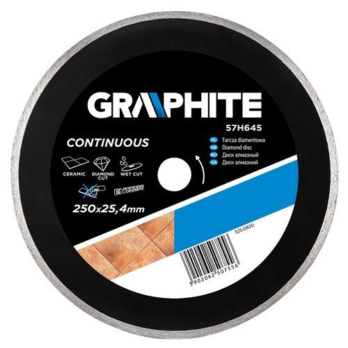 Gyémánt vágókorong 250mm vizes, belső átmérő 25, 4mm (57H645)
