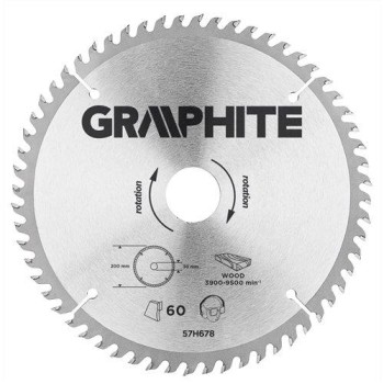 Körfűrészlap keményfém fogakkal, 200x30mm, 60 fog (57H678)