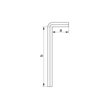 YATO Hosszú imbuszkulcs 10 mm CrV (6 db/cs) (YT-5749)