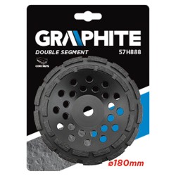 Gyémánt csiszolókorong 180x5x22,2mm dupla szegmenses (57H888) Gyémánt csiszolókorong 180x5x22,2mm dupla szegmenses (57H888)