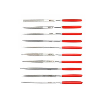 YATO Tűreszelő készlet 10 részes 3,0 x 140 mm (YT-6144) YATO Tűreszelő készlet 10 részes 3,0 x 140 mm (YT-6144)