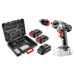 Akkus fúró Energy+, 2db akku+töltő!, 18V/2Ah, levehető fúrótokmány 10mm, koffer (58G022-SET2) Akkus fúró Energy+, 2db akku+töltő!, 18V/2Ah, levehető fúrótokmány 10mm, koffer (58G022-SET2)