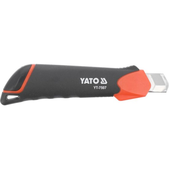 YATO Törhető pengés kés 18 mm fémsínes (YT-7507) YATO Törhető pengés kés 18 mm fémsínes (YT-7507)
