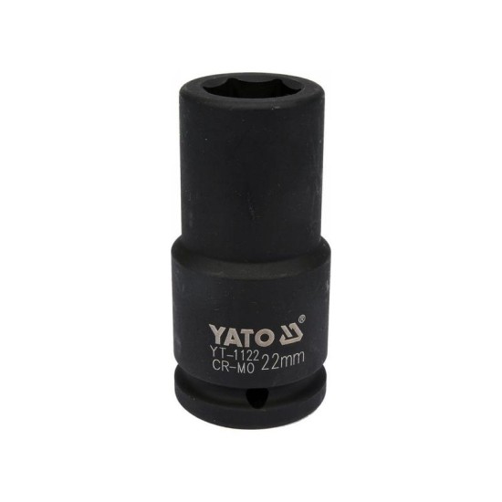 YATO Gépi hosszú dugókulcs 3/4' 22 mm CrMo (YT-1122)