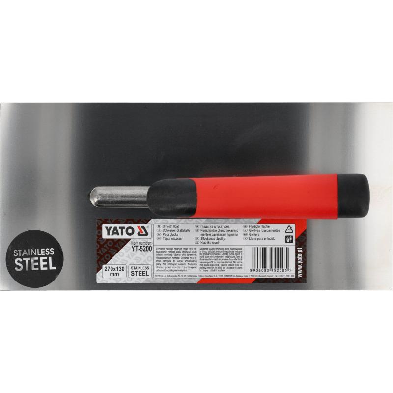 YATO Glettvas 130 x 270 mm inox (YT-5200)