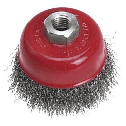 DRÓTKORONG FAZÉKKEFE HULLÁMOS 100mm M14 (62H111) DRÓTKORONG FAZÉKKEFE HULLÁMOS 100mm M14 (62H111)