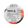 YATO Szigetelőszalag 25 x 0,19 mm x 20 m fekete (YT-8174)