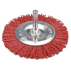 Műanyagszálas nylon körkefe 75mm csapos (62H712) Műanyagszálas nylon körkefe 75mm csapos (62H712)