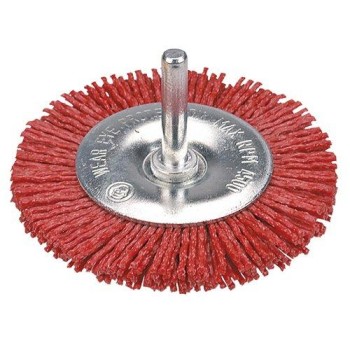 Műanyagszálas nylon körkefe 75mm csapos (62H712) Műanyagszálas nylon körkefe 75mm csapos (62H712)