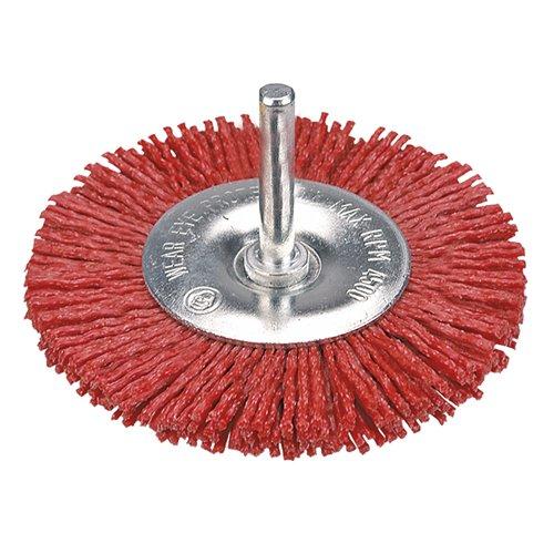 Műanyagszálas nylon körkefe 100mm csapos (62H714)