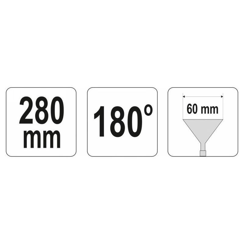 YATO Falcfogó 280 x 60 mm 180° (YT-5415)