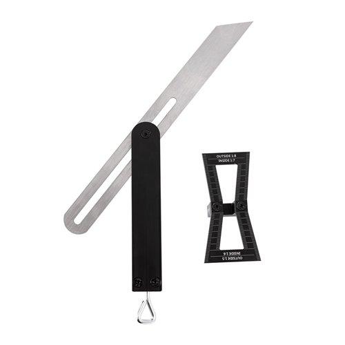 Állítható derékszög és szögmásoló, rozsdamentes (NEO 72-109) Állítható derékszög és szögmásoló, rozsdamentes (NEO 72-109)