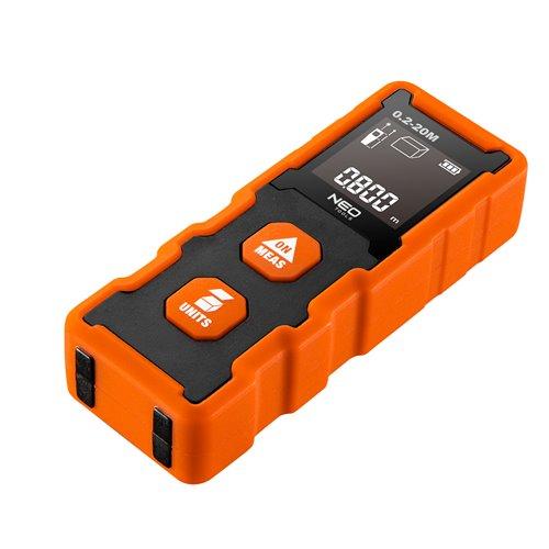 Lézeres távolságmérő, hatótáv: 20 m (75-202)
