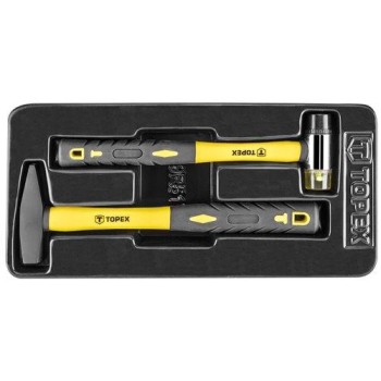 Kalapács készlet 2db, műhelykocsitálcával (79R517)