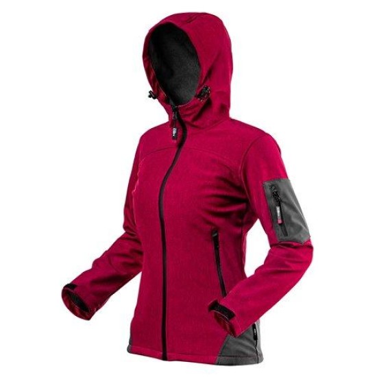 Női Softshell, Víz- és szélálló Munkadzseki, vízállóság:8000, Lélegző:1000, M (80-550-M)