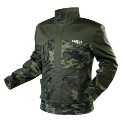 Munkadzseki terepmintás, CAMO, 60% pamut, 40% polyester, 255 g/m2, XXL (81-211-XXL)