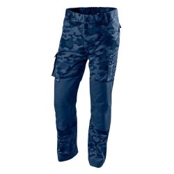 Munkanadrág tengerészkék terepmintás, Camo, Navy, 60% pamut + 40% poliészter, XS (81-223-XS) Munkanadrág tengerészkék terepmintás, Camo, Navy, 60% pamut + 40% poliészter, XS (81-223-XS)