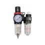 YATO Pneumatikus levegő szűrő nyomásszabályzóval kenőtartállyal 1/4'' 25 cm3 (YT-2384)