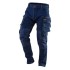 Munkanadrág, farmer, DENIM, 98% pamut, térdvédő betét zsebbel, gombos oldalzsebekkel, 255 g/m2, XXL (81-228-XXL) Munkanadrág, farmer, DENIM, 98% pamut, térdvédő betét zsebbel, gombos oldalzsebekkel, 255 g/m2, XXL (81-228-XXL)