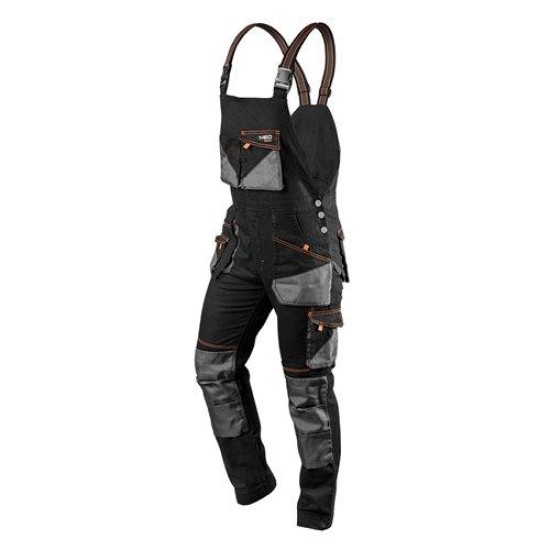 Munkanadrág, kantáros, karcsúsított(slim fit), 60% pamut, 37% polyester, 3% elastane, 285 g/m2, XL (81-248-XL)