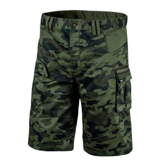 Rövidnadrág, terepmintás, CAMO, 60% pamut, 40% polyester, 255 g/m2, L (81-271-L)