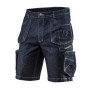 Rövidnadrág, farmer, DENIM, cipzáros oldalzsebekkel, 98% pamut, 410g/m2, XL (81-279-XL)