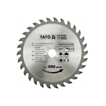 YATO Fűrésztárcsa fához 140 x 16 x 2,0 mm / 30T (YT-6053)