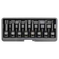 YATO Gépi hosszú bit dugókulcs készlet 8 részes Spline 1/2' M5-M18 CrMo (YT-1069) YATO Gépi hosszú bit dugókulcs készlet 8 részes Spline 1/2' M5-M18 CrMo (YT-1069)