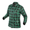 Munkaing, flanel, zöld-fekete, 100% pamut, L (81-546-L)
