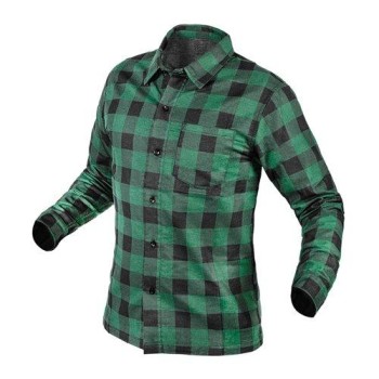 Munkaing, flanel, zöld-fekete, 100% pamut, L (81-546-L) Munkaing, flanel, zöld-fekete, 100% pamut, L (81-546-L)